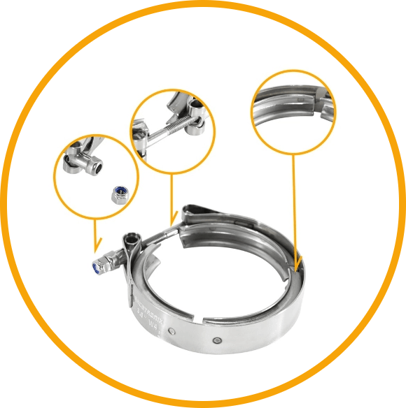 Racetronix Vband Clamps